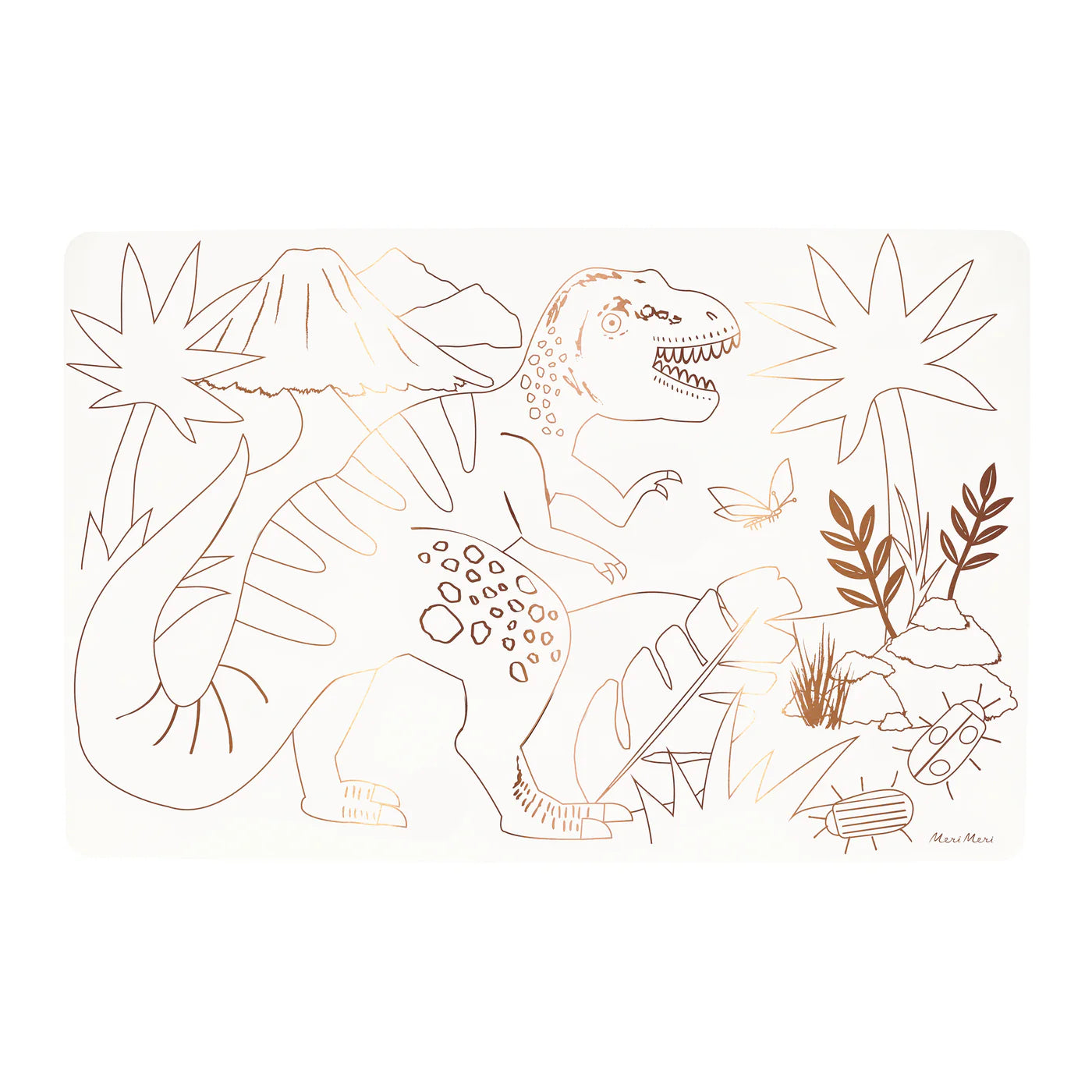 Dinosaur Coloring Placemats