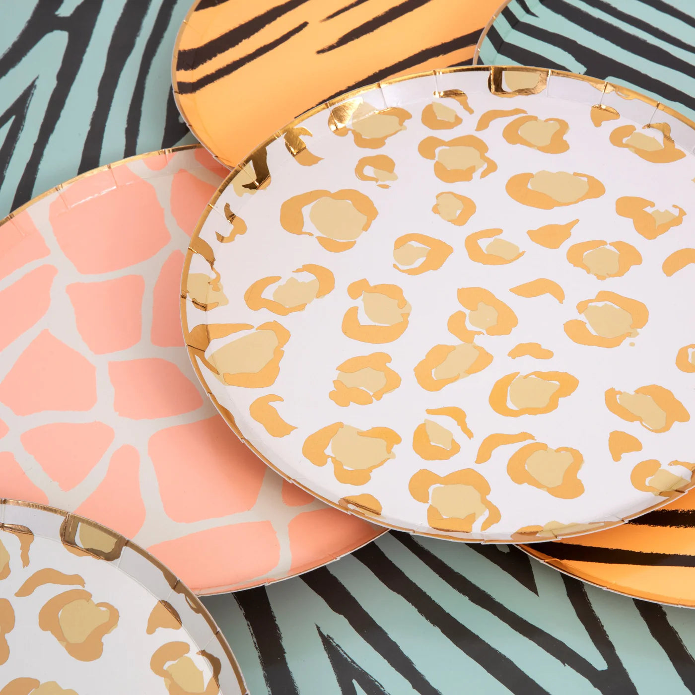 Safari Animal Print Side Plates