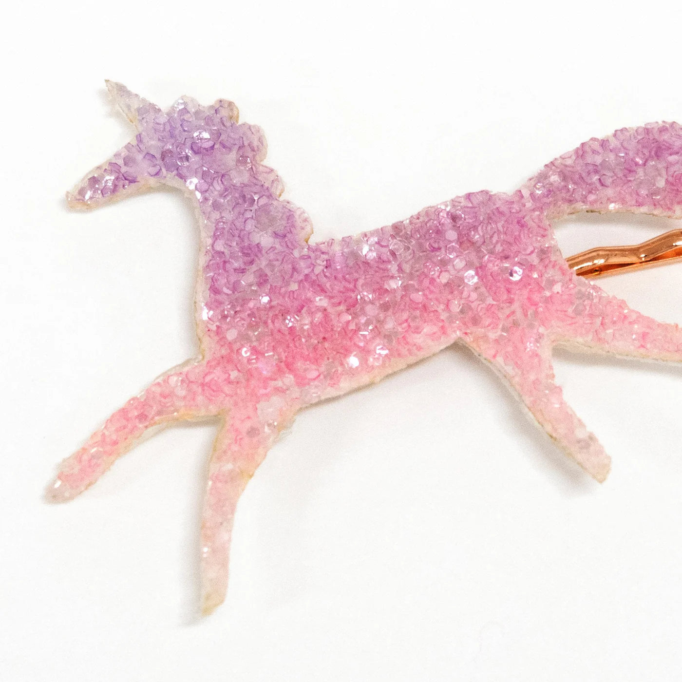 Unicorn Ombre Glitter Hair Slides