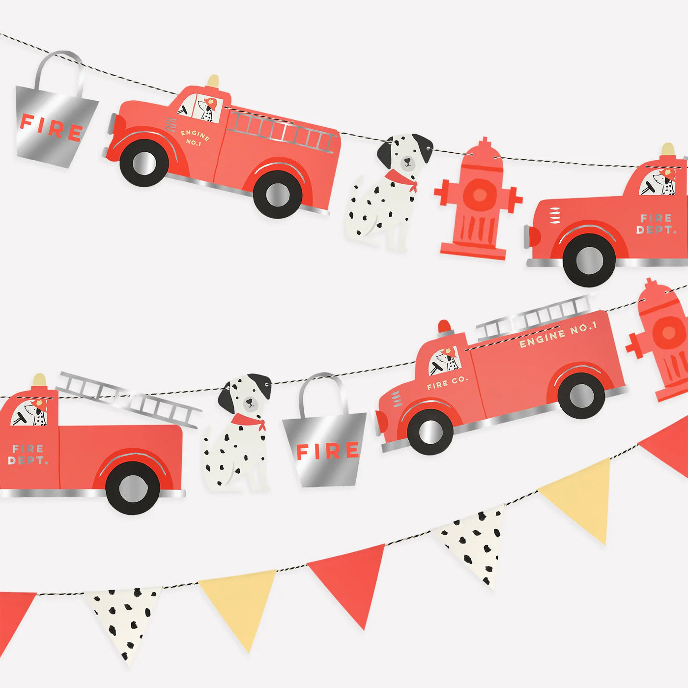 Fire Truck Garland