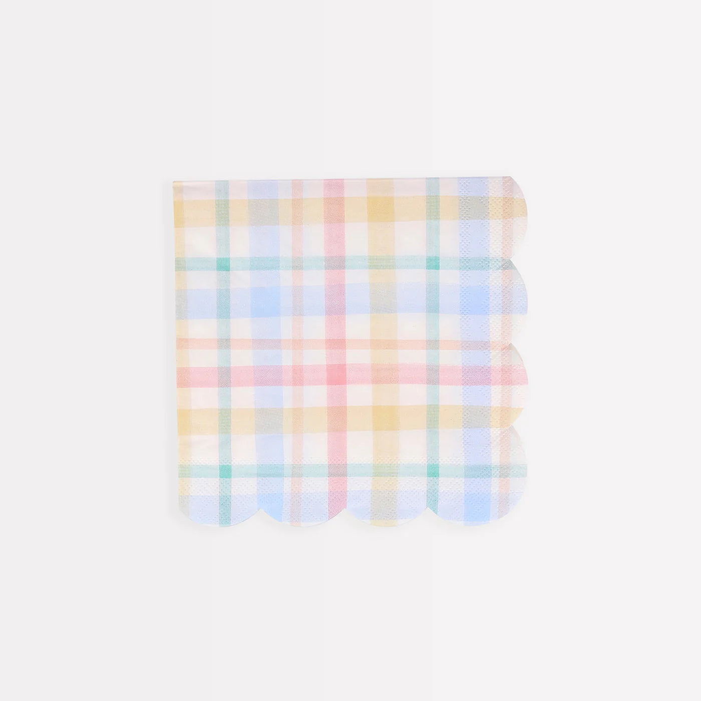 Plaid Pattern Small Napkins
