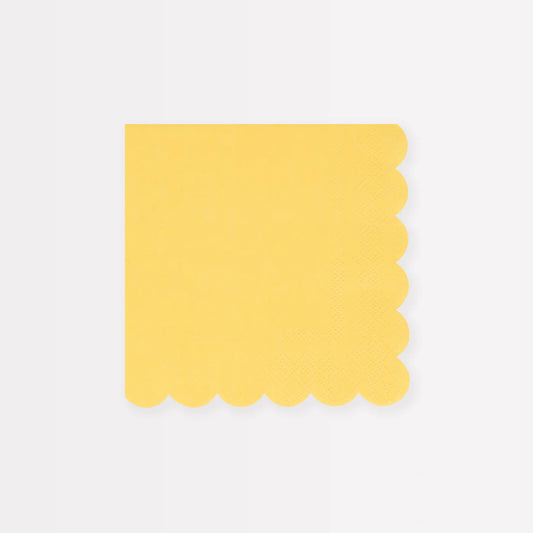 Lemon Sherbert Small Napkins