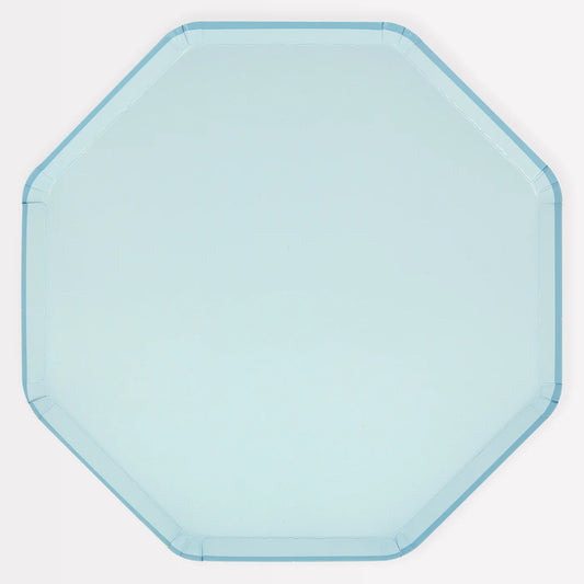 Summer Sky Blue Dinner Plates