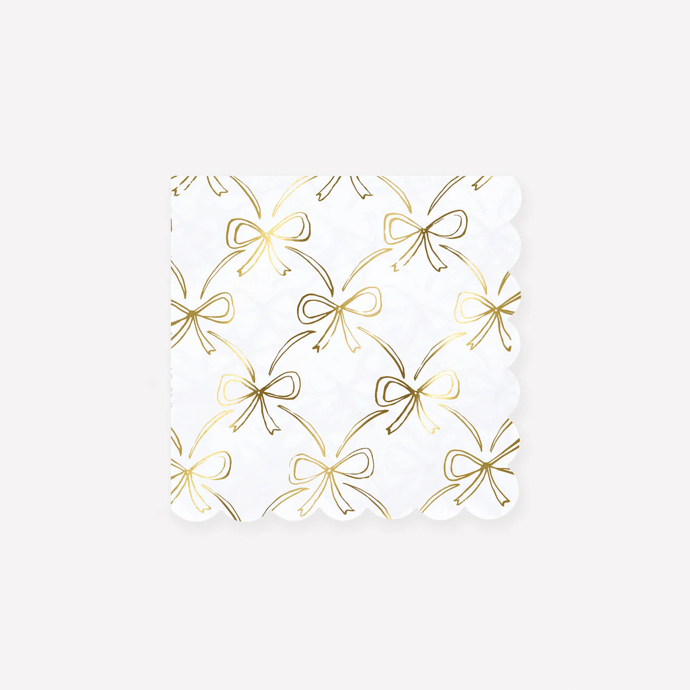 Gold Bow Small Napkins
