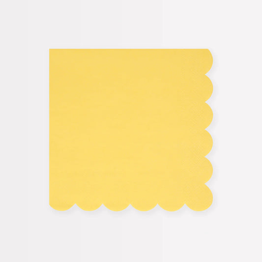 Lemon Sherbet Large Napkins