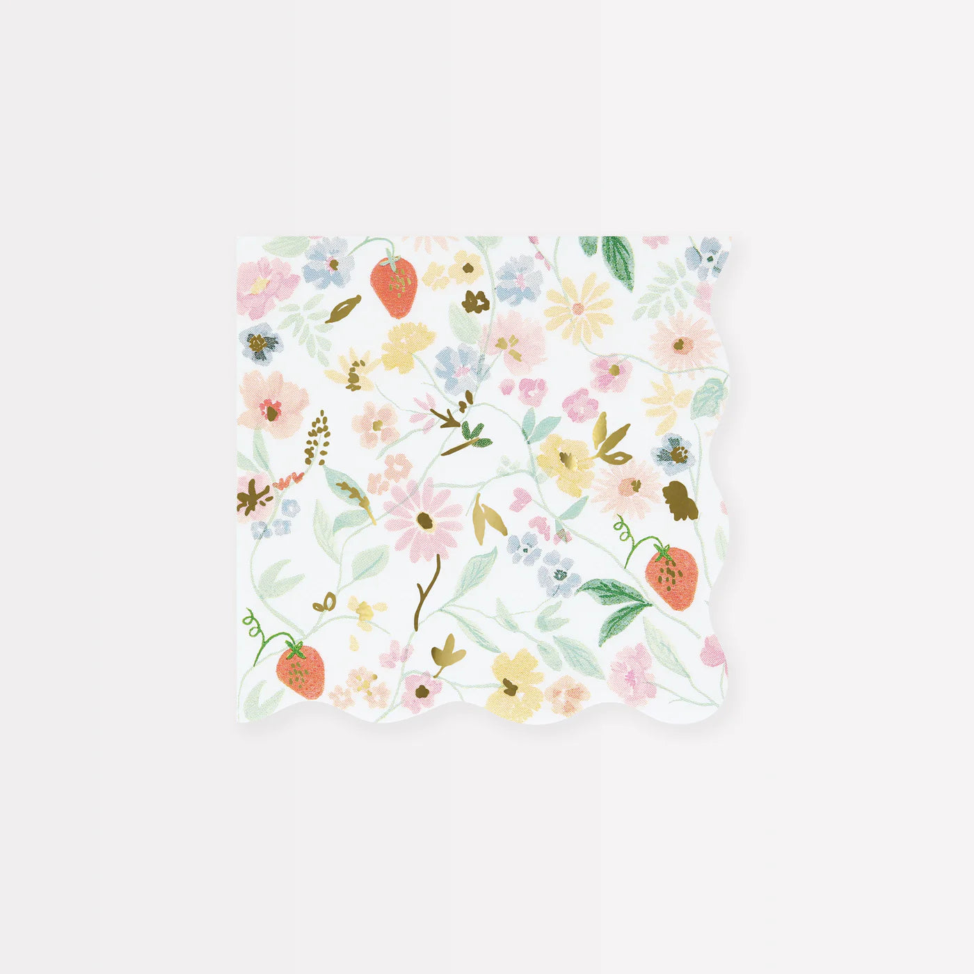 Elegant Floral Small Napkins