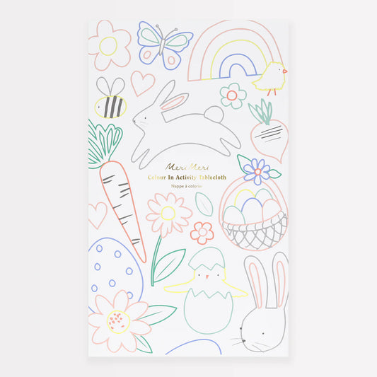 Easter Color Activity Tablecloth