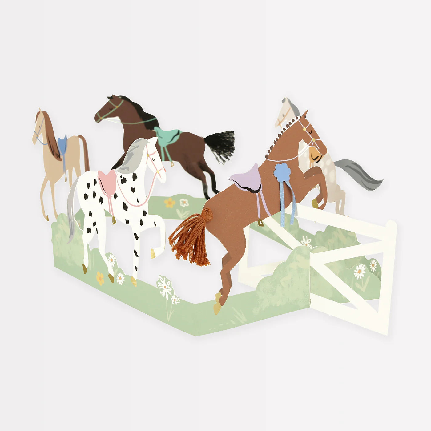 Concertina Horse Card