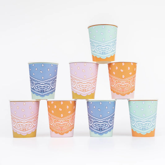 Western Bandana Cups