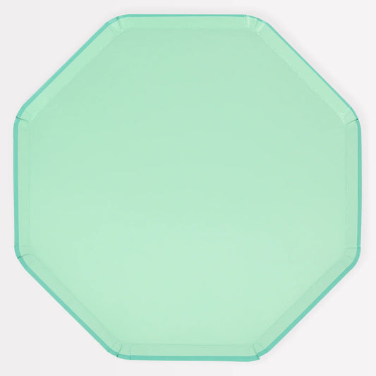 Sea Foam Green Dinner Plates