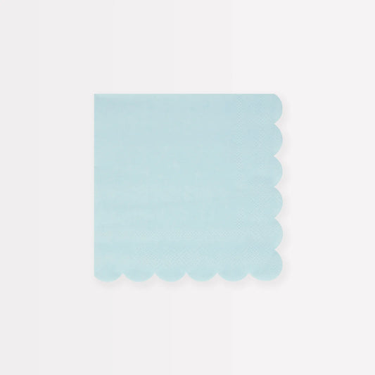 Summer Sky Blue Small Napkins