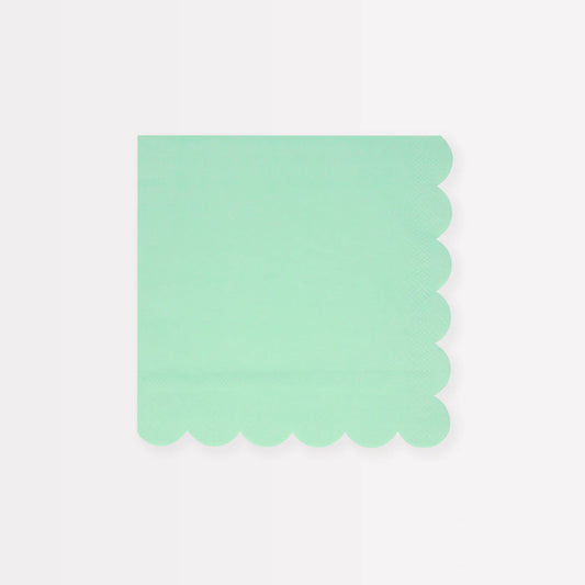 Sea Foam Green Small Napkins