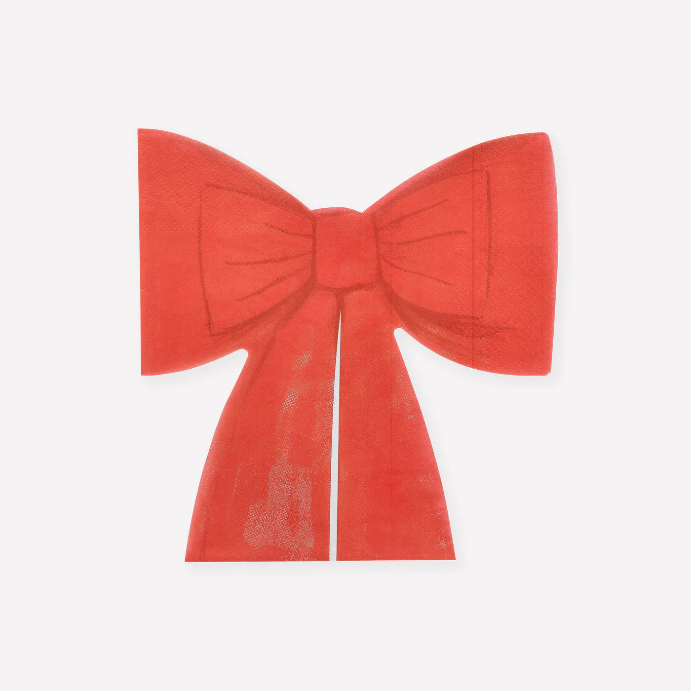 Red Bow Paper Napkins