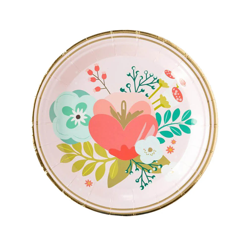 Garden Party Floral Plate