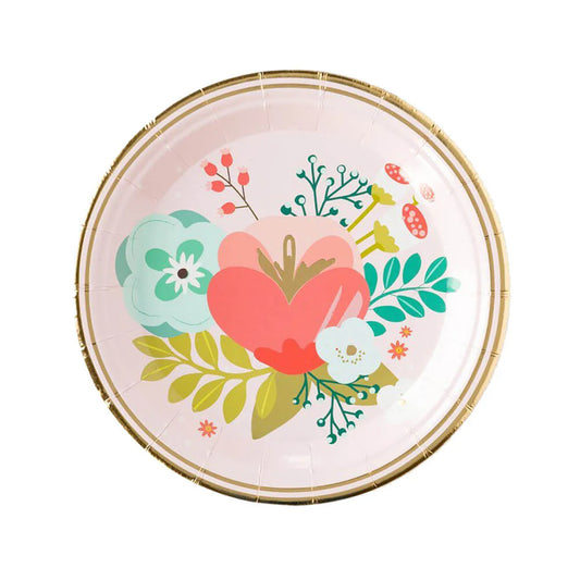 Garden Party Floral Plate