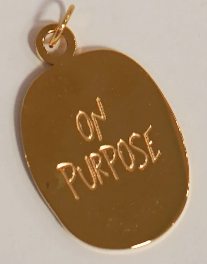Engraved Gold Charms