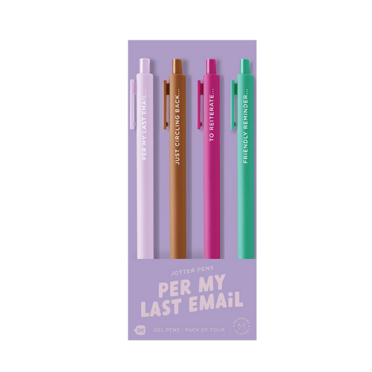 Jotter Pens 4-pack | Per My Last Email