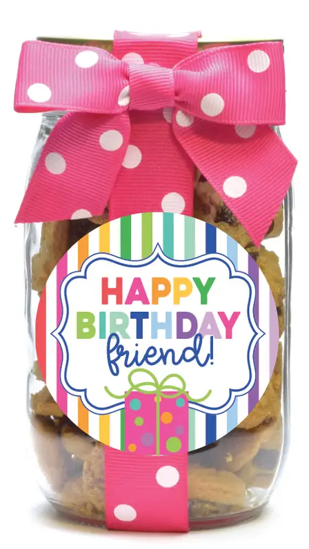 Cookie Jars - Birthday Assorted | Chocolate Chip