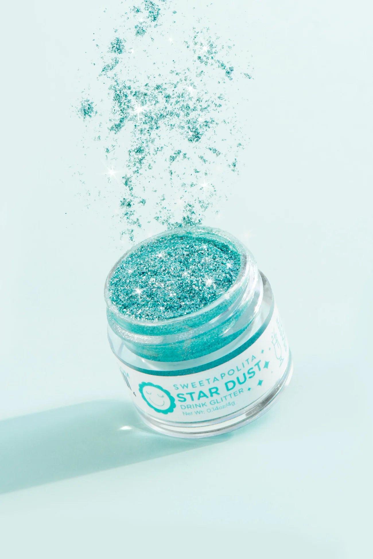 Star Dust Edible Drink Glitter | Seaside Teal