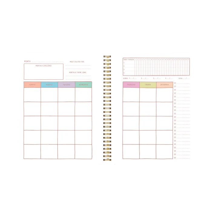Perpetual Planner | Trippy Floral